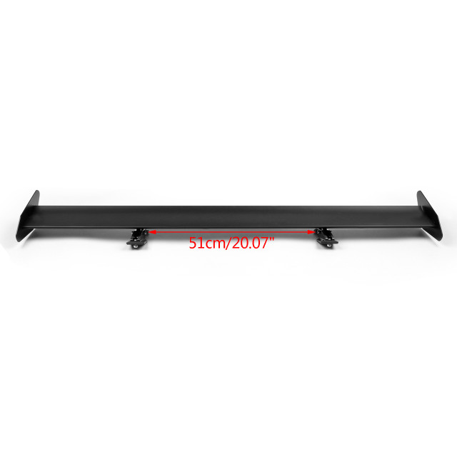 Universal Hatch Adjustable Aluminum GT Rear Trunk Wing Racing Spoiler ...
