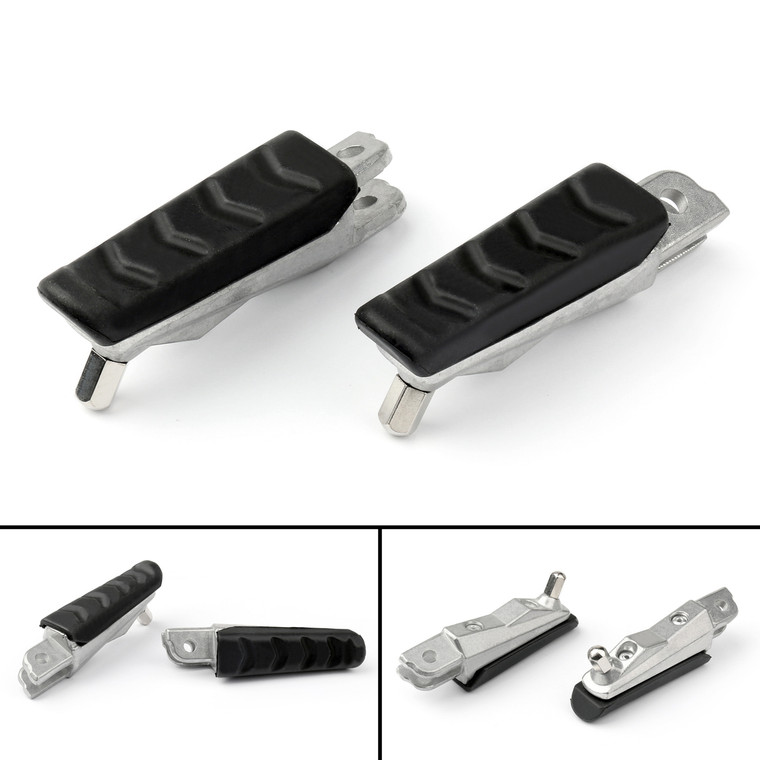Front Footrest Pedals Foot Pegs For BMW F800GT (11-13) F800S (04-08) F800ST (04-12)
