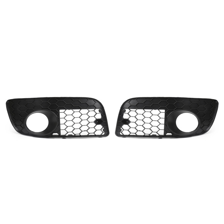 Pair Front Bumper Fog Lamp Lights Grill Grille For Volkswagen GOLF MK5 GTI (2006-2009)