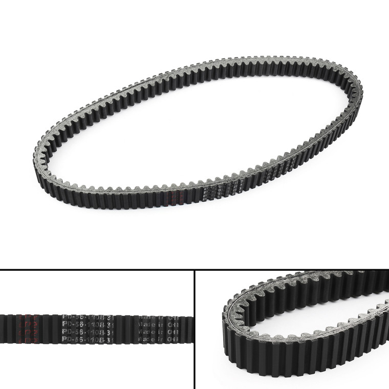 Drive Belt 59011-1070 For Kawasaki KAF620 Mule 2500 2510 2000-2001 Black