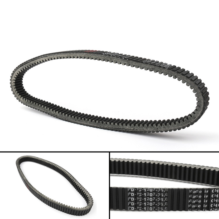 Drive Belt 0627-083 For Arctic Cat  F8 LXR/Sno Pro, M6000 Sno Pro, M8000 Limited 153 162, M8 153 HCR, ProClimb M 800 HCR,  ProCross XF 800, Black