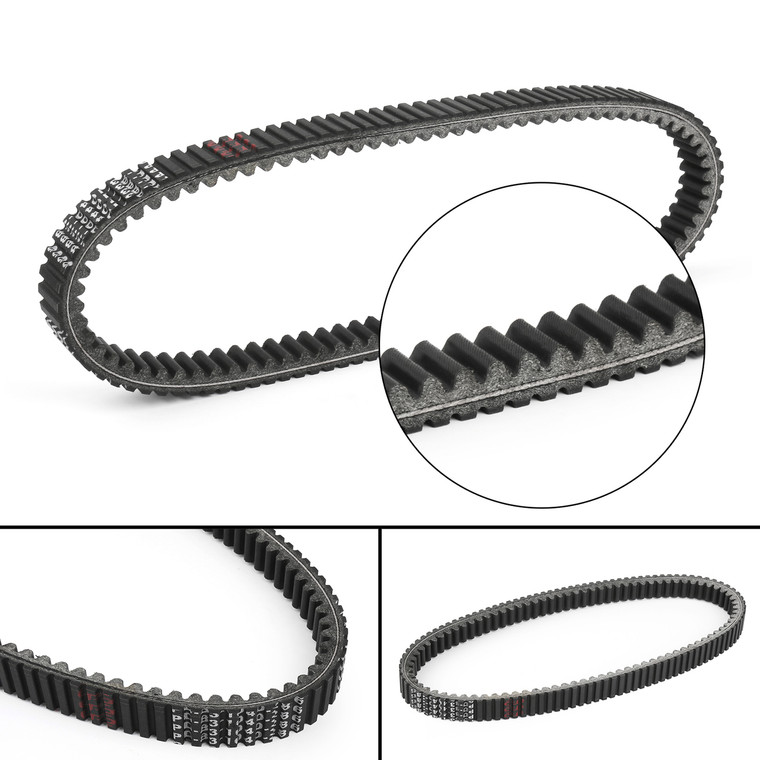 Drive Belt For Peugeot Geopolis 400 ABS Urban 400, Peugeot Satelis 400 500 ABS RS, Geopolis 500 Premium 500, Black