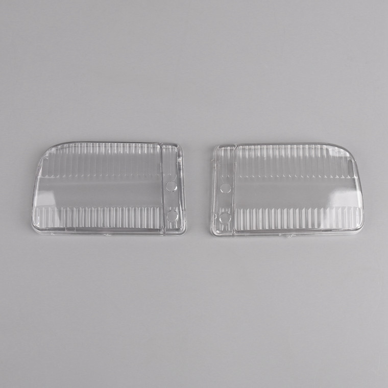 Front Bumper Fog Lights Clear Plastic Lens for BMW E30 318i 318is (1982-1991) Clear