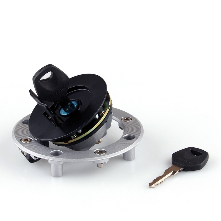 Fuel Gas Tank Cap Keys Set For Suzuki GSXR1000 01-02 GSXR 600/750 GSX1300R 97-07
