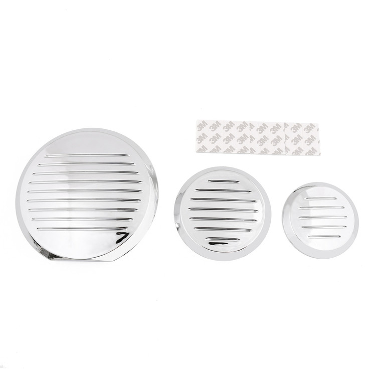 Plastic Engine Cover Inserts for For HONDA VTX1300 2003-2009 Chrome