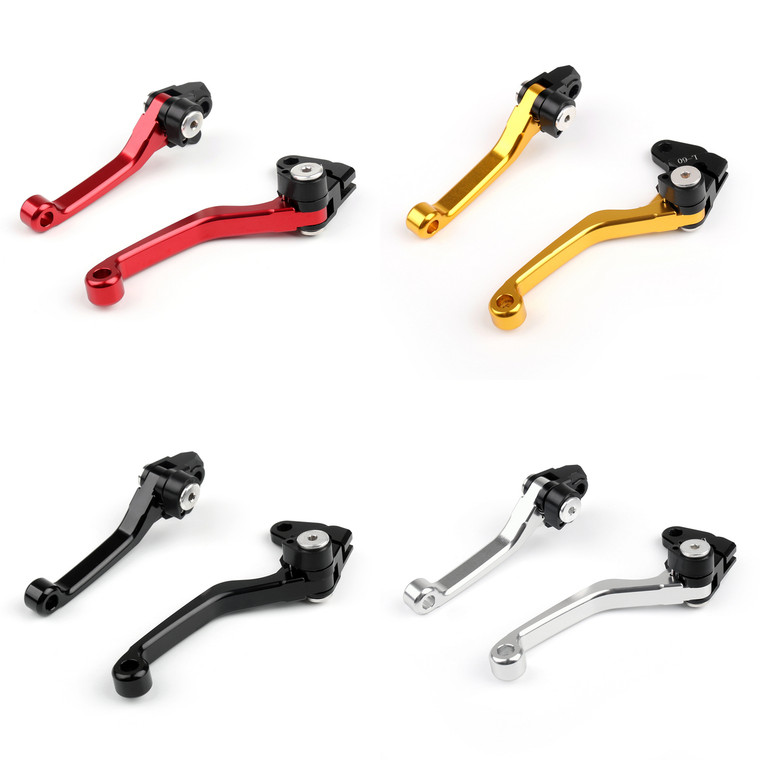 Shorty FLEX Pivot Levers Brake & Clutch Set for Suzuki RM125 250 (2004-2013)