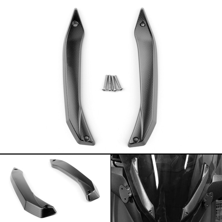 Windscreens windshield fixed Bracket For YAMAHA XMAX300 250 16-17 Black