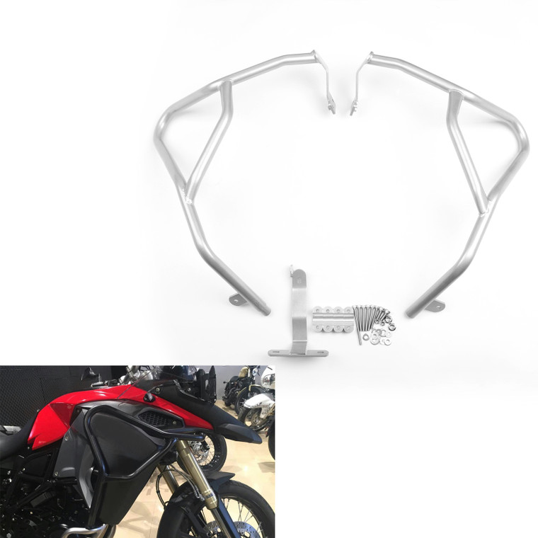 Crash Bars Engine Protection BMW F800GS Adventure (2014-2016) Silver Generic