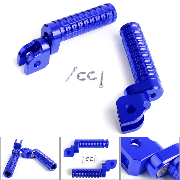CNC Front Foot Pegs For HONDA CBR300R 15-16 CBR600RR 03-06 CBR1000RR 04-15 CBR1100XX 97-08 MSX125/GROM125 VFR800F 14-15 Blue