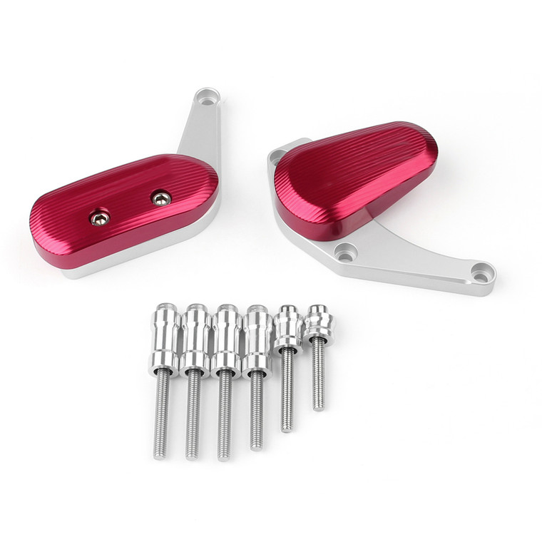 Stator Engine Crankcase Sliders Set Suzuki GSXR1000 2009-2012, Red