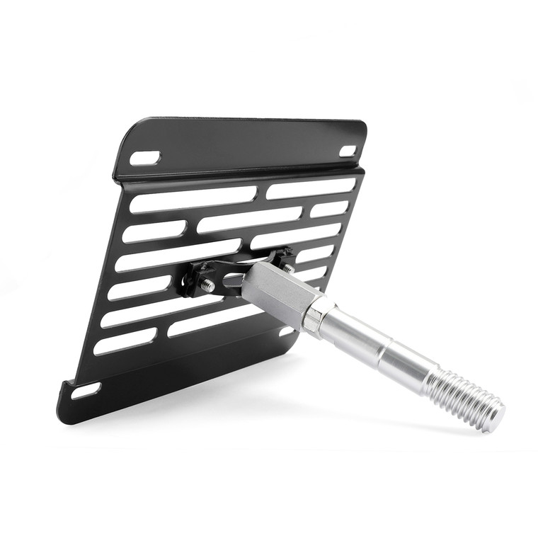 Front Bumper Tow Hook License Plate Mounting Holder Bracket For Rabbit/R32 06-10 VW GTi MK5 06-09 Black