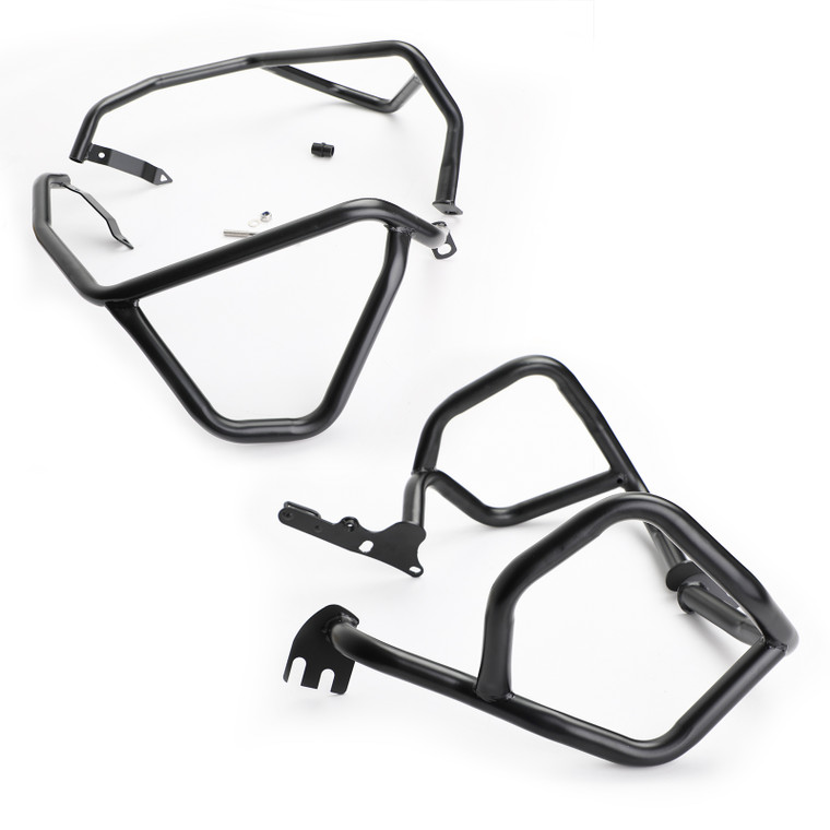 Upper + Lower Crash Bars Engine Guard For Honda CRF1000L Africa Twin 16-19