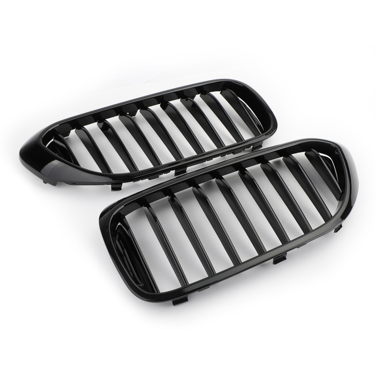 Front Grille Grill Kidney for BMW 5 Series 530i 540i G30 17-19 GBlack