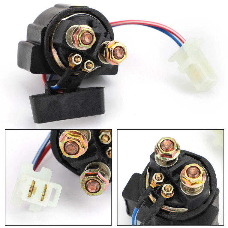 Starter Relay Solenoid For Yamaha FJ 1100cc 1200cc 750cc 400cc 850cc V-Star 650 FJR 1300 FZ6 R 600 FZS 1000 GTS 1000 TTR 230 YZF R1 XVZ 1300cc