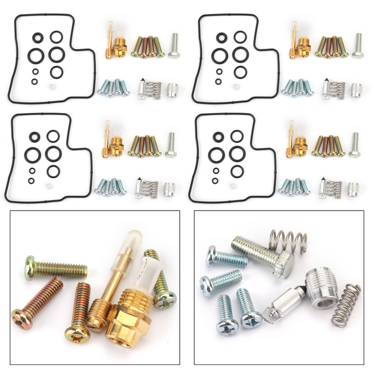 4X Carburetor Carb Repair Rebuild Kit Honda VF700C VF700F VF750F replace 18-2432