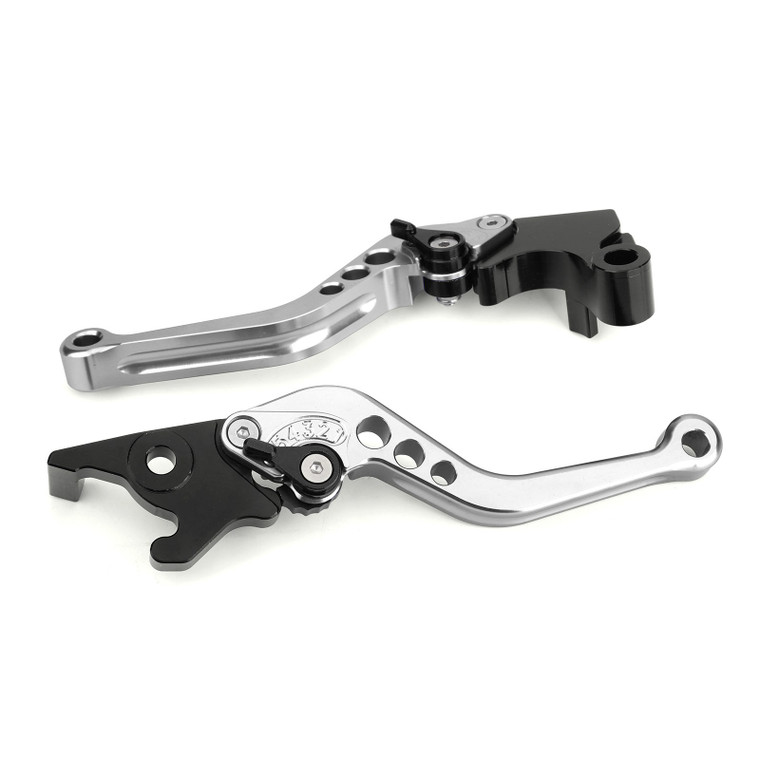 Left&Right Brake Clutch Levers For YAMAHA MT-25 MT-03 YZF-R3 15-17 YZF-R25 14-17 Silver