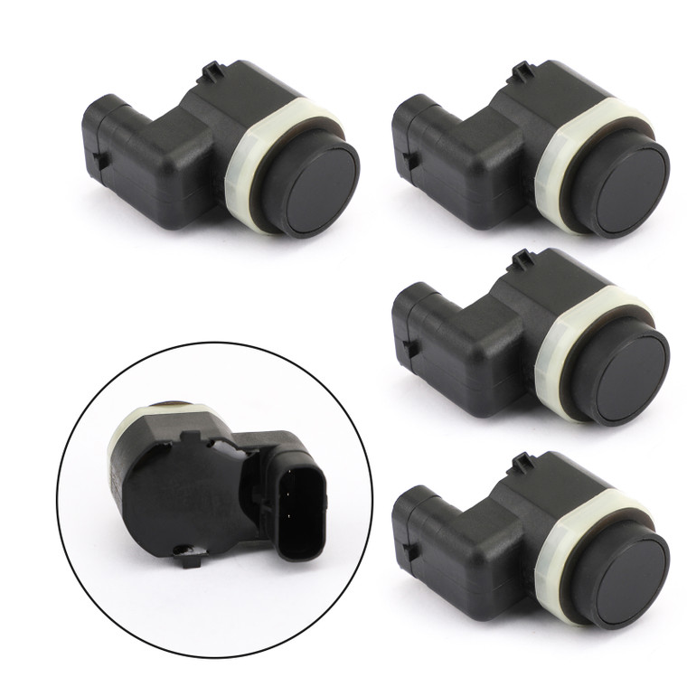 4X PDC Parking Sensor For BMW F10 F11 F18 F07 528i 535i 550i F13 F06 F01 E83 X5 Black
