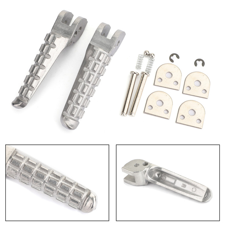 Rear Footrests Foot Peg for Ducati Ducati Monster 696 796 09-14 1100 09-10 EVO 12-13 Multistrada 07-09 Monster 620 06 797 17-19 Scrambler Icon Full Throttle 16-17 Silver