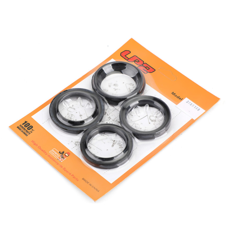Fork Oil Seal Wiper Set for Honda CB700SC 84-86 NV400 95-97 VT600CD 93-07 VT600C 88-07 VT600CD 93-97 VT600CD2 99-00