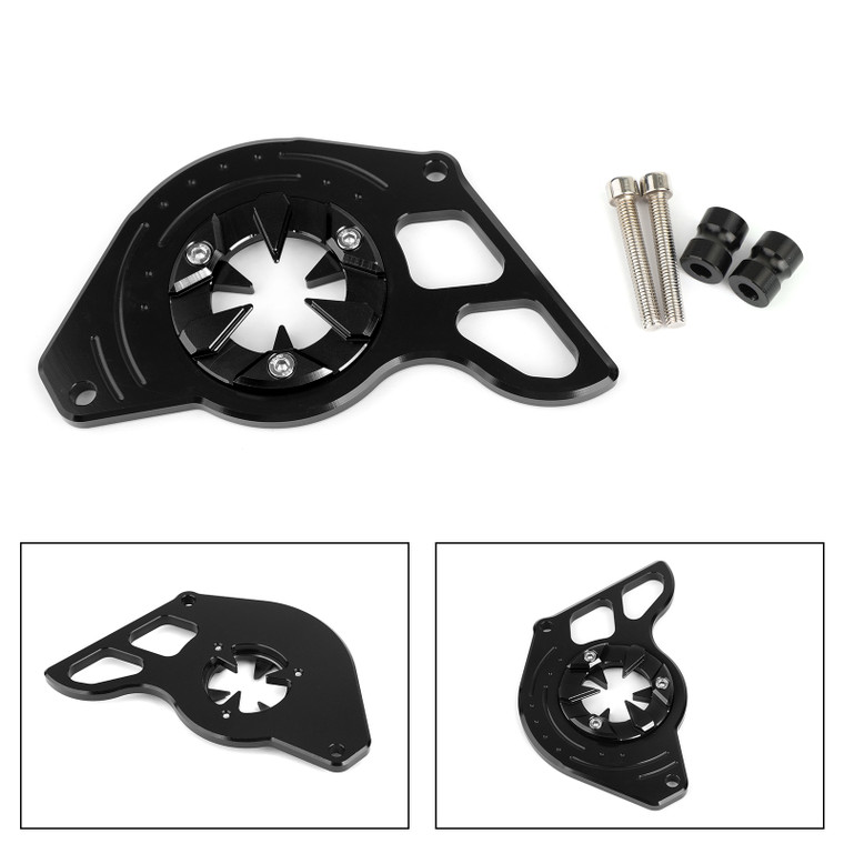 Left Side Front Sprocket Chain Guard Cover for Honda MSX125 13-15 MSX125SF 16-19 Black