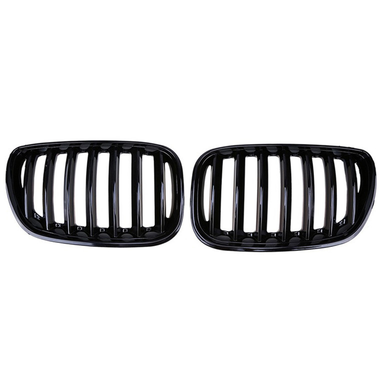Front Kidney Grill Mesh Grille Fit BMW X5 E53 2004-2006 C