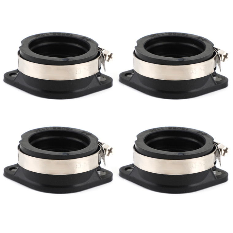 Intake Manifold Boot Joint Carburetor Carb Flange Socket For Kawasaki KZ1000