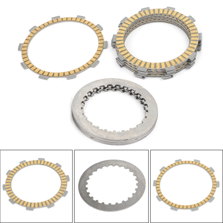 Clutch Plate Kit - Friction & Steel Plates For Honda VT600C Shadow VLX Deluxe NV600 Shadow 600 XL600V Transalp CBR400RR MC29 CB500R CBF500