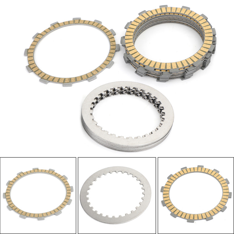 Clutch Plate Kit - Friction & Steel Plates For Honda CBR1000 CBR1000RR VFR1200