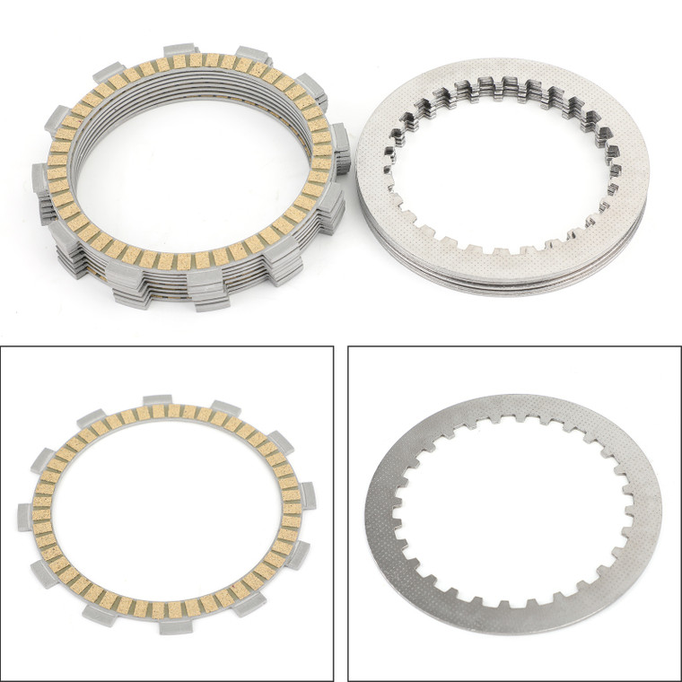 Clutch Plate Kit - Friction & Steel Plates For Suzuki GSF600 Bandit GSX600 GSX-R750 GSX600 FJ/FK/FL/FM GSF650 S/T/V/W/X Naked Bandit GSX650 ST/SV/SW/SX Faired Bandit
