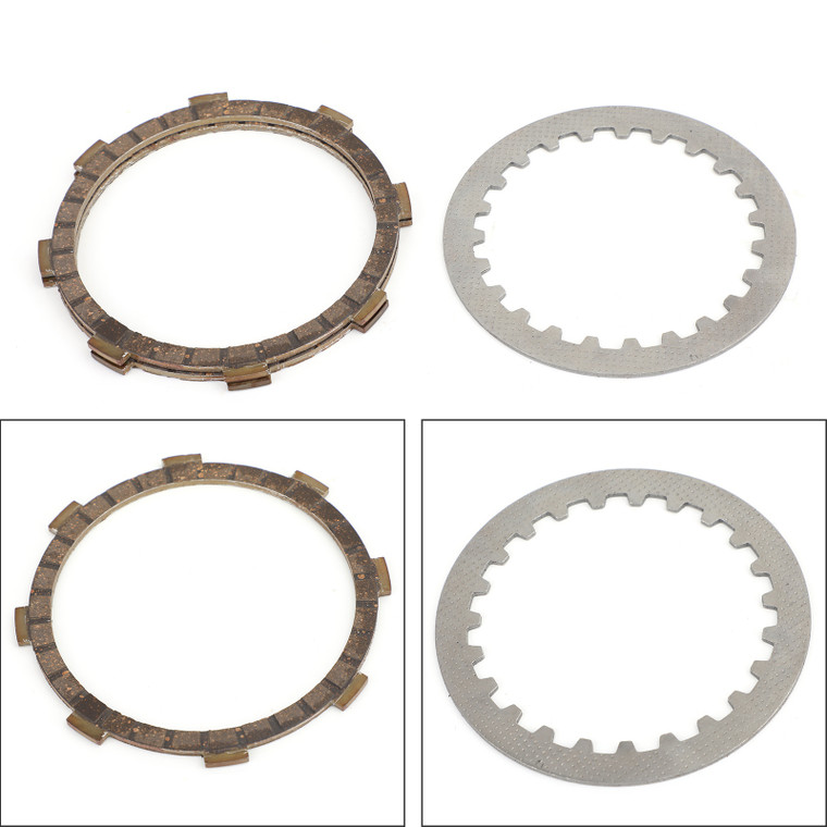 Clutch Plate Kit - Friction & Steel Plates For Yamaha DT50 DT50R RD50 RX50 YSR50 YB50 MR50 QA50 QB50 YB-1