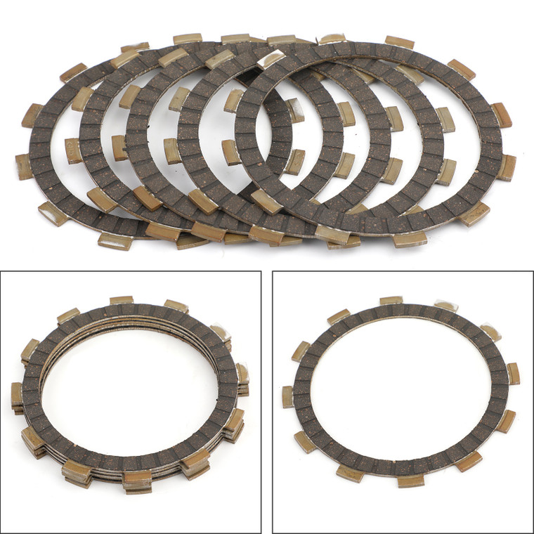 Clutch Plate Kit - Friction Plates For Suzuki PE250 T/X/Z 1980-1982 RM250 N/T/X/Z/D/E/F 1979-1985