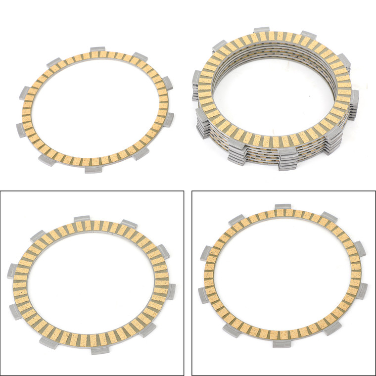 Clutch Plate Kit - Friction Plates For Honda CB600F CBF600 CBR600 CBR600RR VFR800 CBR900 GSR400