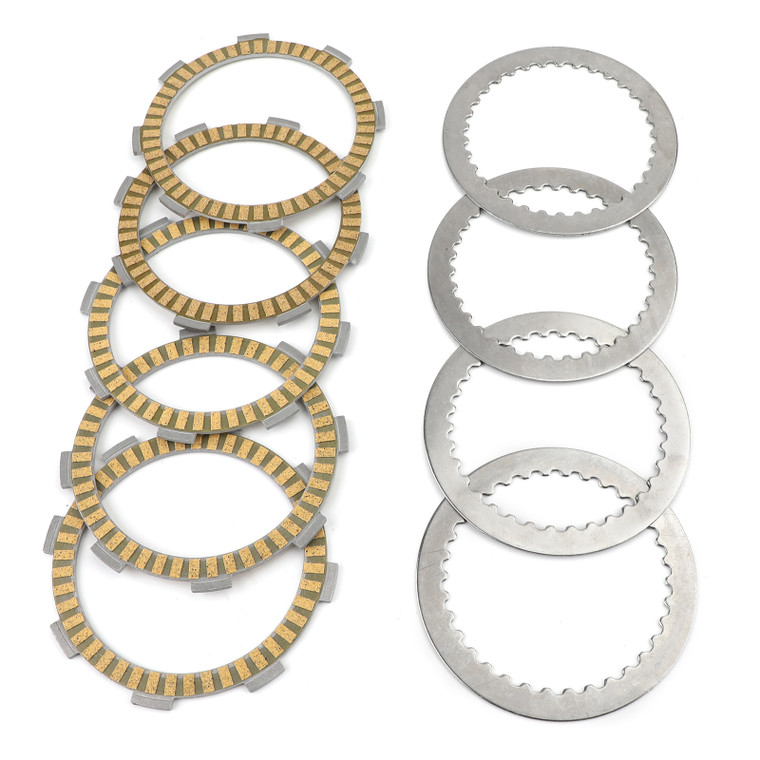 Clutch Plate Kit - Friction & Steel Plates For Honda CRF150F CRF150 CBF125 CBF125F