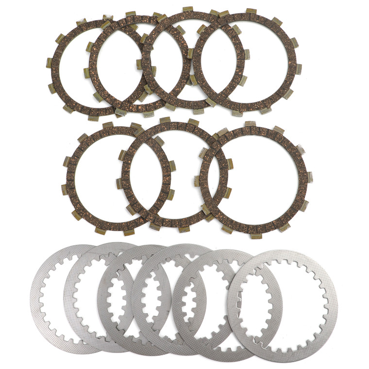 Clutch Plate Kit - Friction & Steel Plates For Yamaha IT425G IT425 YZ400C/D/E/F YZ400