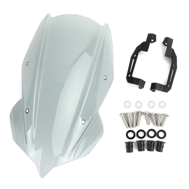 Windshield Windscreen For Kawasaki Z400 2019-2020 Gray