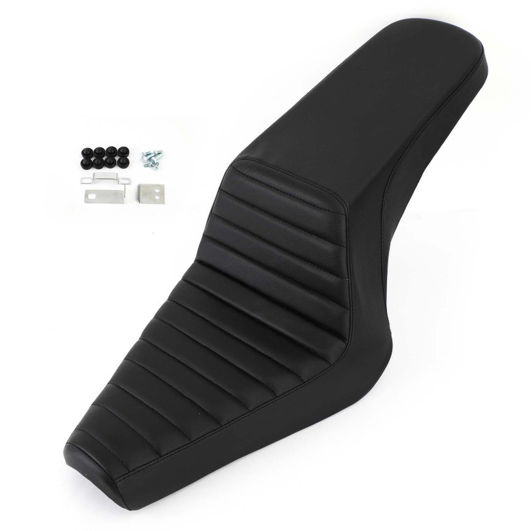 Rider & Passenger Seat For Yamaha XVS950 Bolt 13-19 XV950 Bolt R-Spec 2013-2019 XV950 Bolt C-Spec 2013-2018 BLK