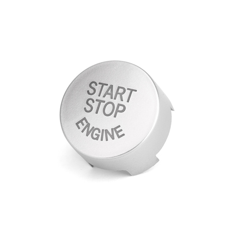 Start Stop Engine Button Switch Cover Fit For BMW F20 F10 F01 F48 F26 F15 F16 Silver