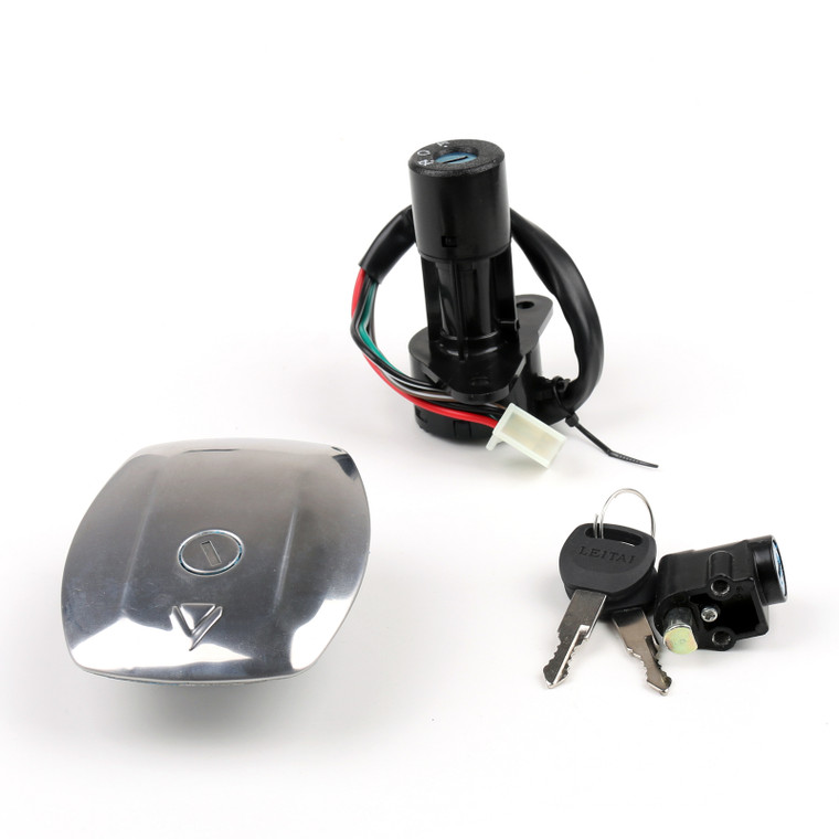Ignition Switch Lock ; Fuel Gas Cap Key Set Fit For Suzuki GS125 6 wire 1982-2000