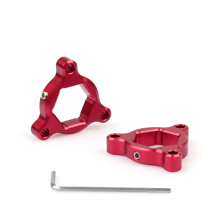 Fork Preload Adjusters CBR 600 1000RR Kawasaki ZX6R Z 1000 19mm Red