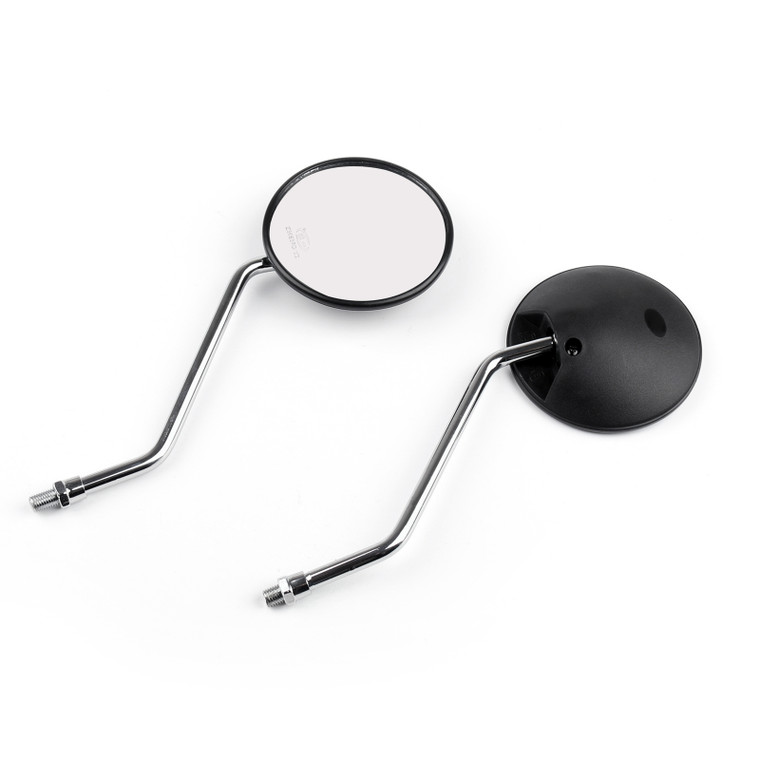 10mm Black Rear Side View Mirrors Fit For Honda XR250 XR400 XR600 TLR200 XL100