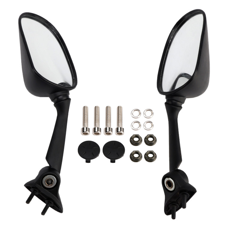 Motorcycle Rearview Side Mirrors Pair Fit For Yamaha YZF-R1 YZF R1 1000 2009-2014 14B-26280-00 & 14B-26290-00 Generic 