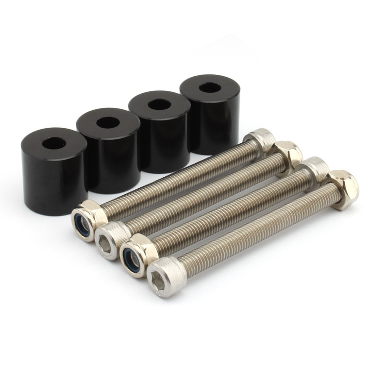 Black 1" Handlebar Handle Bar Riser Kit Fit for Suzuki Hayabusa GSX 1300R 99-19