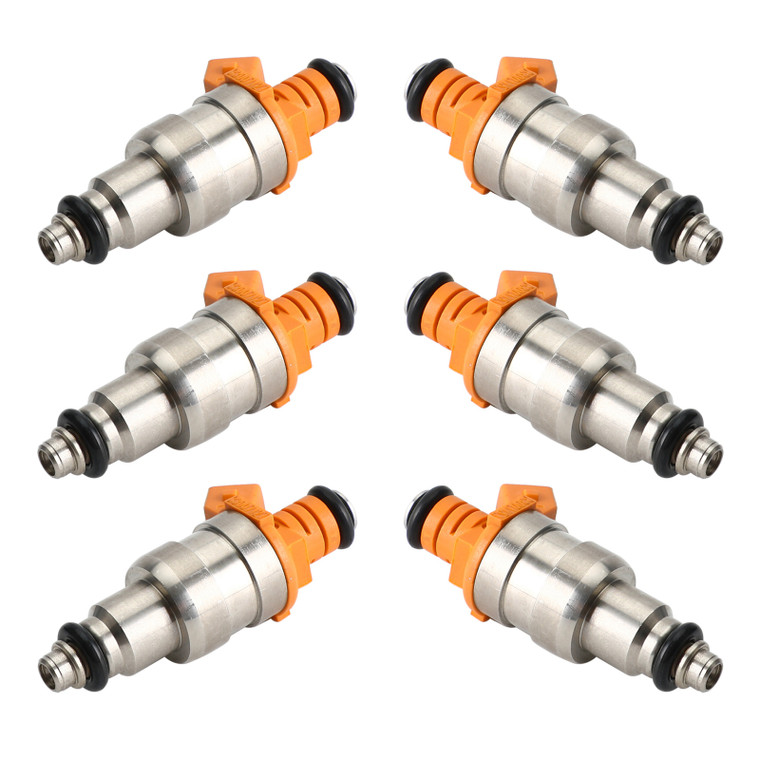 6pcs Fuel Injectors 33007127 fits Wrangler Cherokee YJ 1987-1998 I6 4.0L