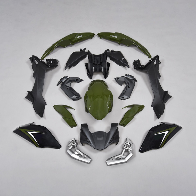 Black Fairing Kit Fit for Kawasaki Z650 2017-2019