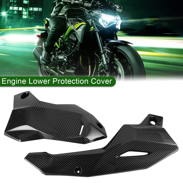 ABS Engine Lower Protection Cover Guard Fairing for KAWASAKI Z900 2020-2021