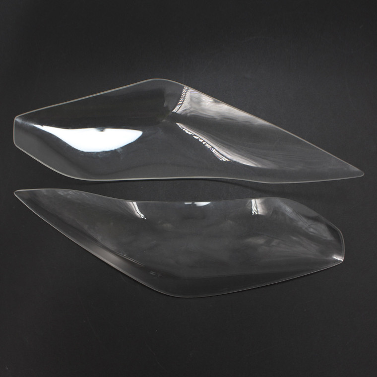 Headlight Lens Protection Cover Clear Fit For Kawasaki Ninja 300 Versys650 15-17