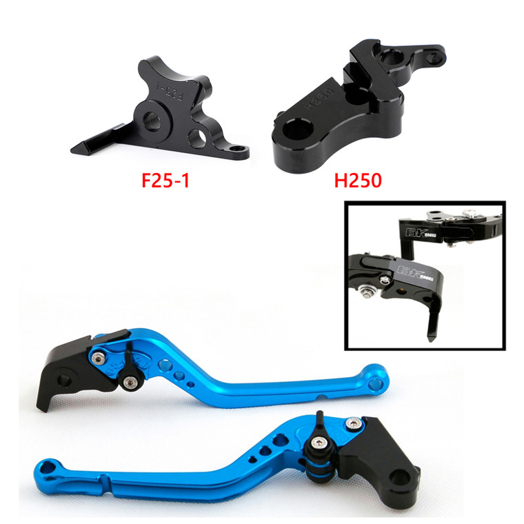 Long Clutch Brake Lever fit for Honda CBR500R/CB500F/X 19-21 CBR300R 19-21 Blue