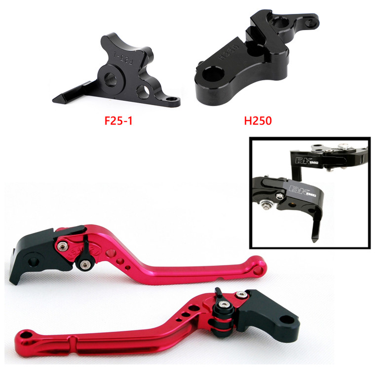 Long Clutch Brake Lever fit for Honda CBR500R/CB500F/X 19-21 CBR300R 19-21 Red