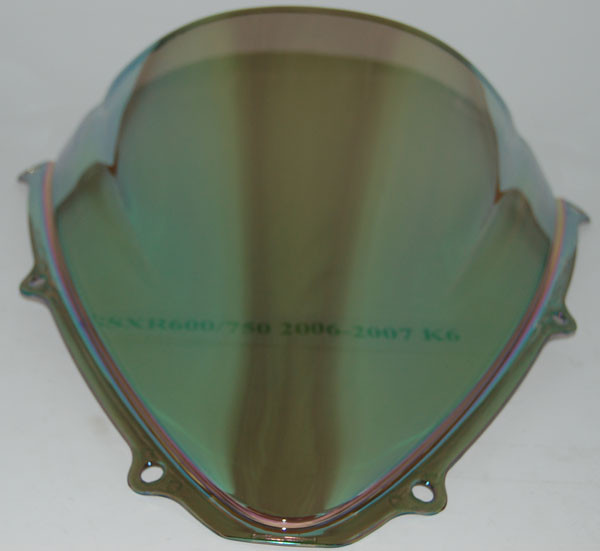 Windscreen Windshield Suzuki GSXR600 GSXR750 K6 (2006-2007) Double Bubble Light-Iridium