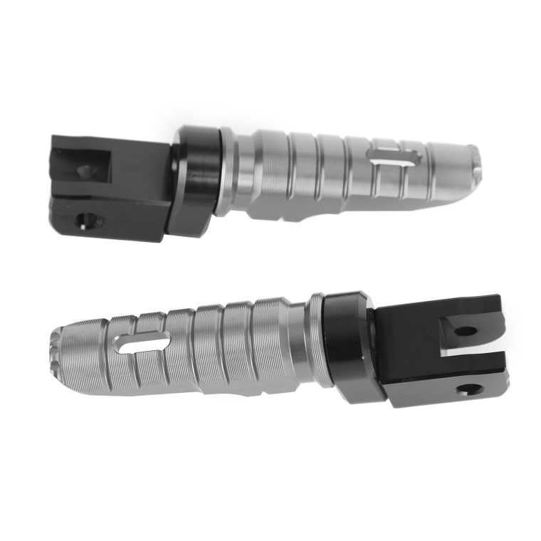 Front Footrests Foot Peg for MV AGUSTA Brutale 675 800 1000 F3 675 800 F4/R Gray